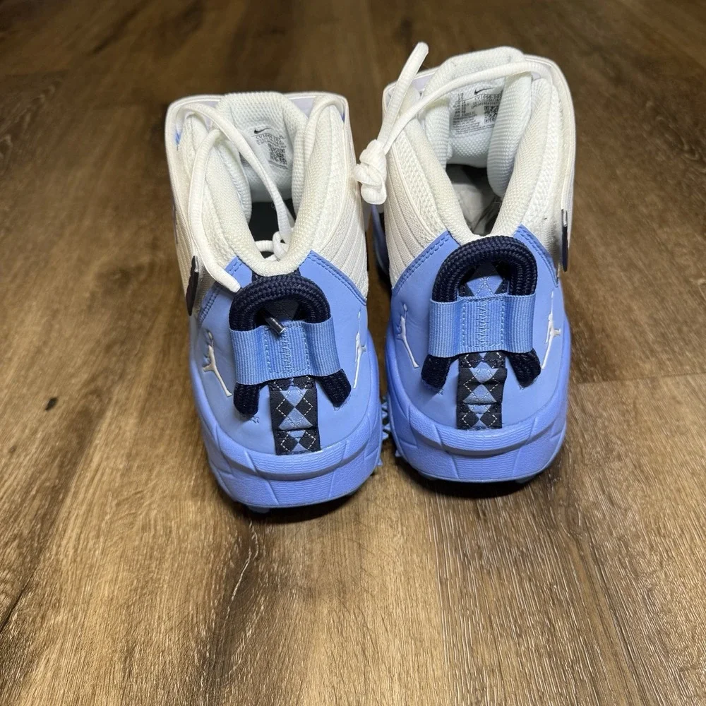 Jordan Force Savage Pro 2 Sharks UNC Tar Heels School PE Mens Size 15 CV1666-101